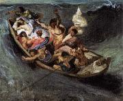 Eugene Delacroix Christ on the Lake of Gennezaret Germany oil painting artist